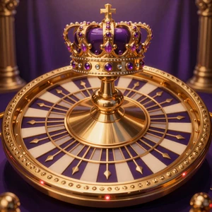 King's Wheel Slot - K&ouml;nigliches Gl&uuml;cksrad im CrazyBuzzer Online Casino